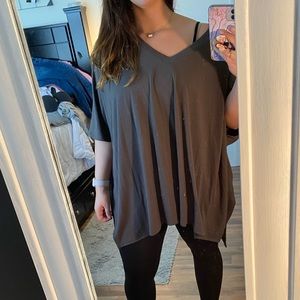 flowy lounge shirt